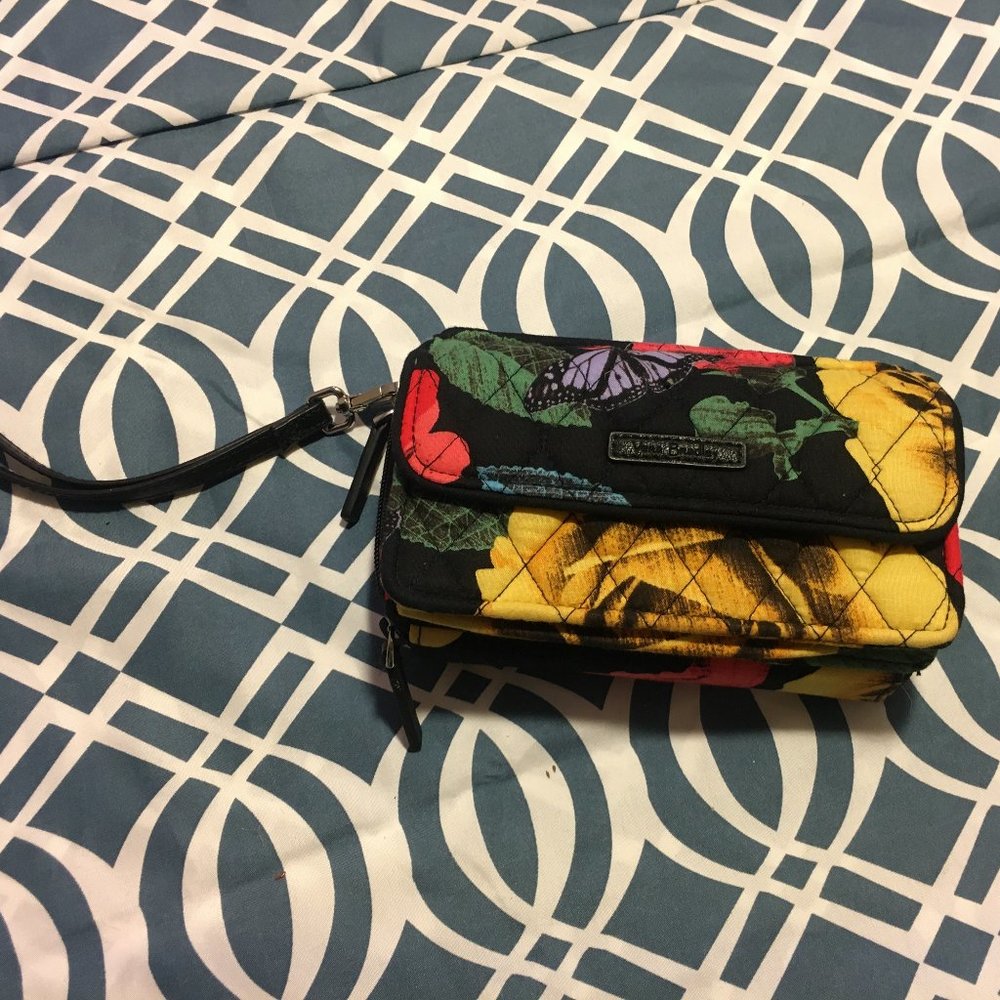 Vera Bradley Floral/Butterfly Wallet